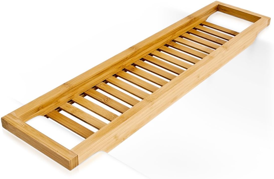 House and Homestyle Bathroom Collection Slim Bamboo Bath Bridge-Mail Order, one Size
