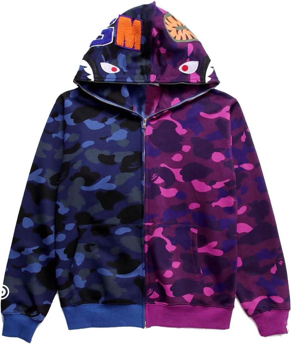 Scarlett Mens Ape Bape Hoodies Sweatshirt Fashion Casual Coat Outdoor Hip-Hop Funny Tops