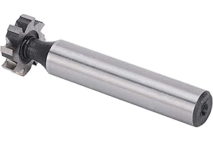 Woodruff Key Cutters, T Slot Cutter Tool Woodruff Key Cutter 4x16x10mm Machine Tools HSS Woodruff Keys HSS Straight Shank T ‑