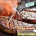 Digital Meat Thermometer For Grill Food Thermometer For Cooking Instant Read BBQ Thermometer Gauge For Kitchen Liquids Candy Oil Deep Fry Outdoor Grilling Accessories Electronic Thermometer By-CHLEBEM
