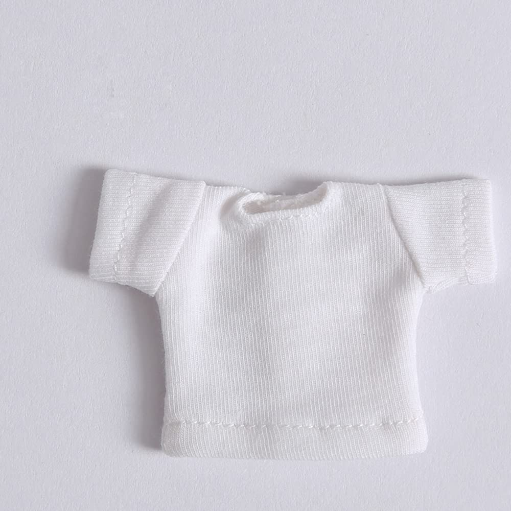 Doll Clothes Bjd Clothes Fashion Strap Denim Trousers for OB11,GSC, 1/12bjd Doll Clothes Accessories Pants+T-Shirt (Green)