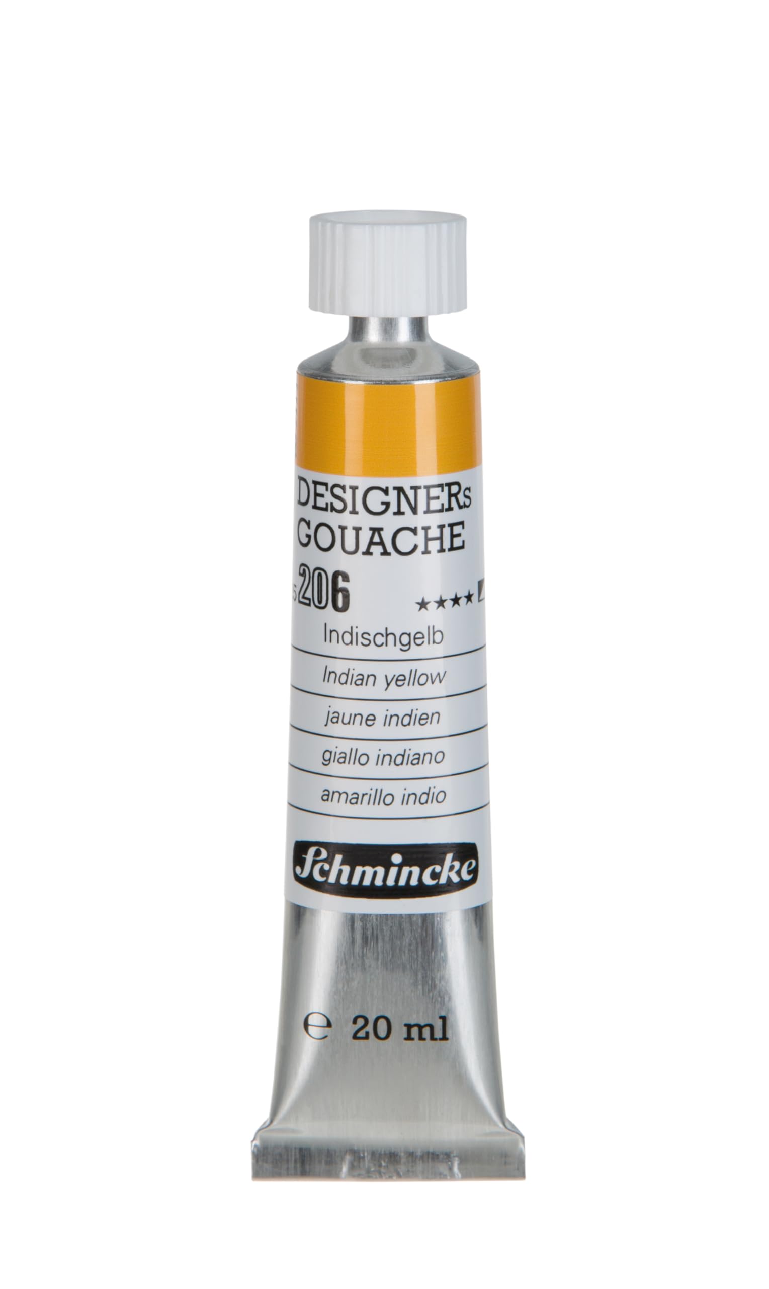 Schmincke : Designers Gouache : 20ml : Indian Yellow — image 1