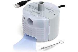 ONECUTE Ultra-Quiet Replacement Pump for Stainless Steel Cat Water Fountains - SMA-800 Motor - Safe and Easy to Clean with Low Voltage DC 5V and USB Cable (Pump) (Bottom Pump+Brush)