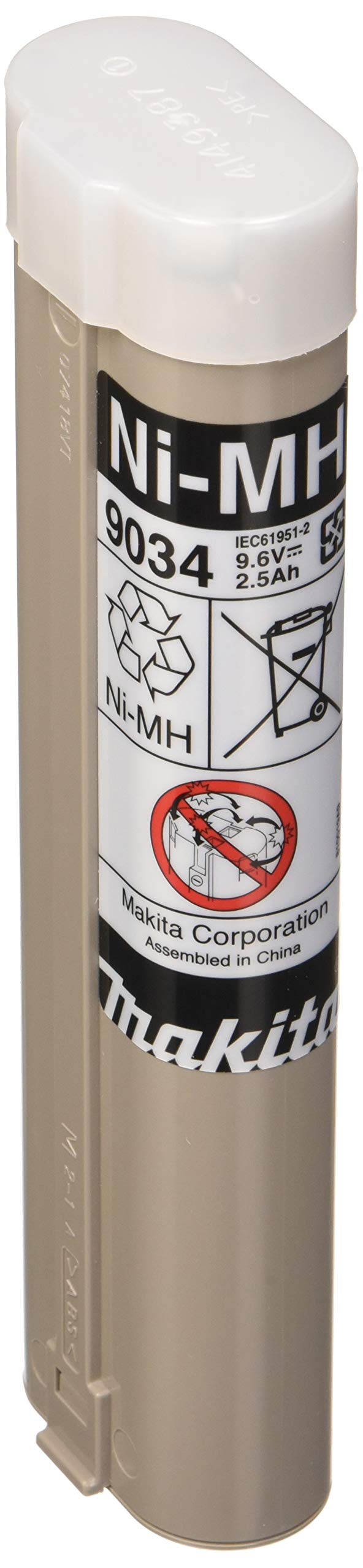 Replacement battery 9034 9.6 V/2.6 Ah.