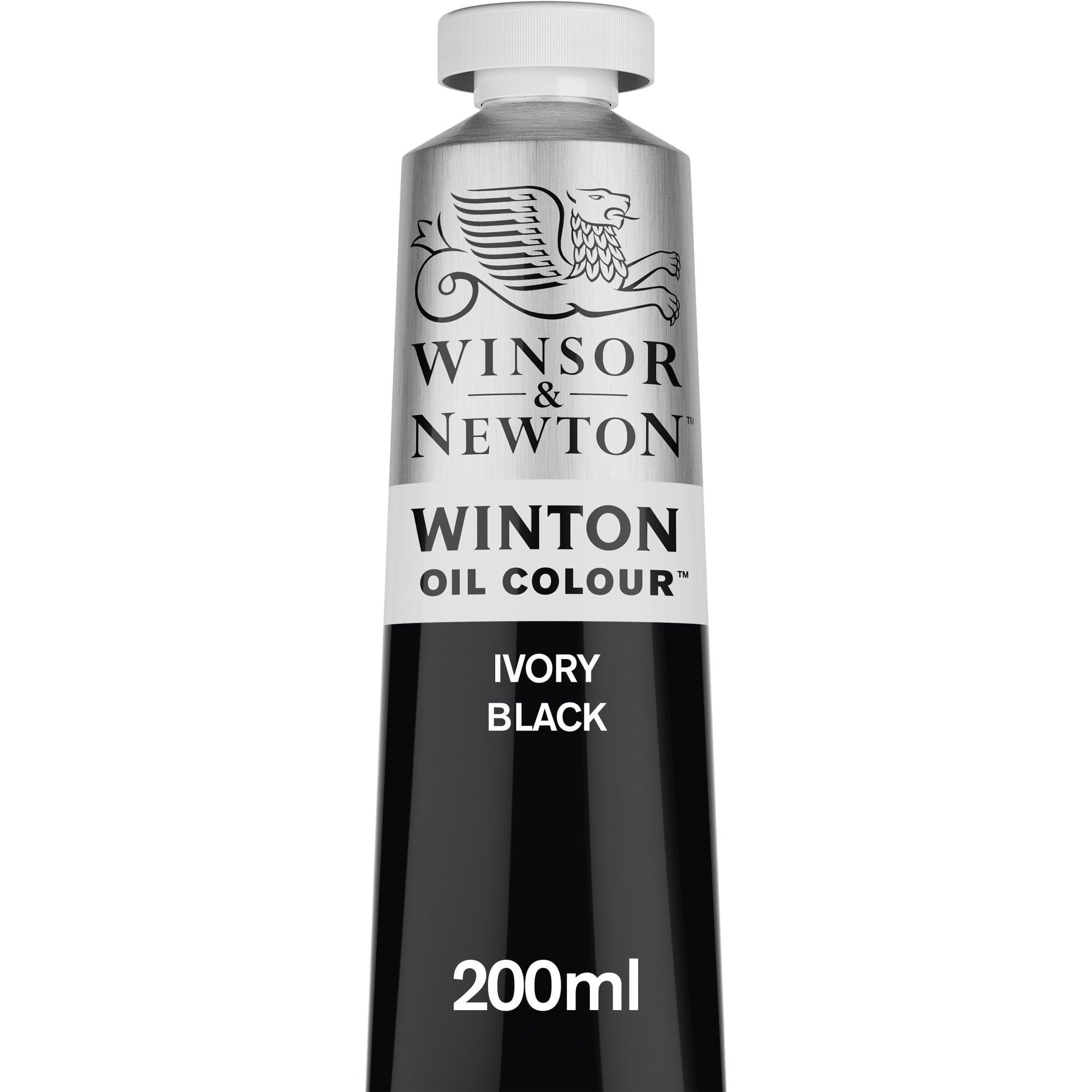 Winsor & Newton Winton 200ml Oil Colour - Ivory Black,1437331 — image 1