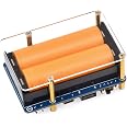 UPS HAT (D) for Raspberry Pi, 5V Uninterruptible Power Supply | Supports 21700 Li ba-tte-ry (NOT Included), Pogo Pins Connect