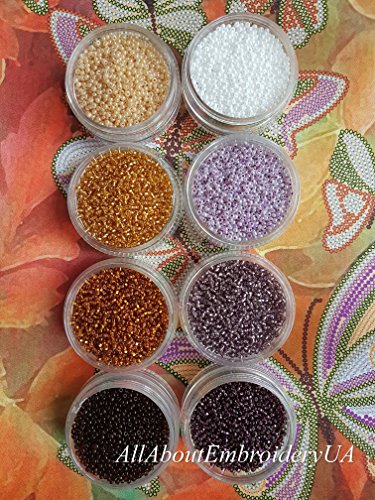 image for AllAboutEmbroideryUA Bead Embroidery Kits Butterflies Needlepoint Hand