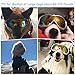 HelloPet Dog Goggles Dog Sunglasses Glasses for Dogs Dog Ski Goggles with UV Protection Pet Sunglasses with Adjustable Strap for Travel, Skiing and Anti-Fog (Black)