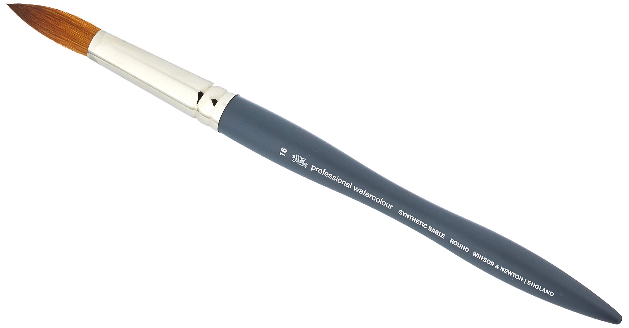 Winsor & Newton 5011116 Professional Watercolour Brush, Painting Brush for Watercolours with Synthetic Fibres, Ergonomic Handle, Durable & Dimensionally Stable, Short Handle, Round Brush No. 16