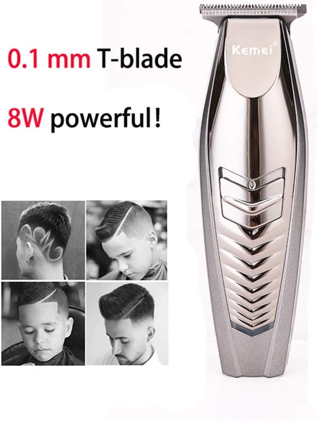 Hair Trimmer 8W Professional Cordless Hair Clipper Beard Trimmer Men's Hair Cutter Barber Haircut Machine 0mm Bald Headed
