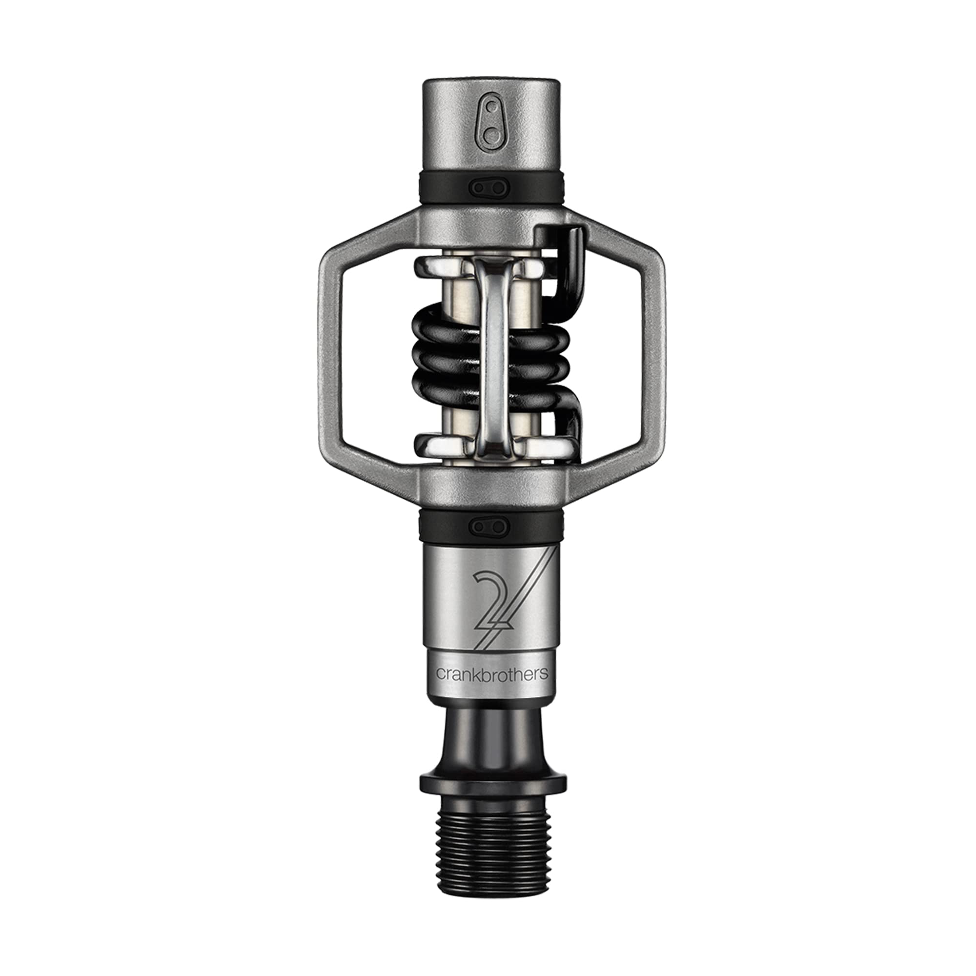 Crankbrothers Eggbeater-2 Pedals, Silver with Black Spring
