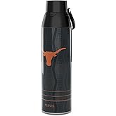 Tervis Venture Water Bottle Texas Longhorns - Full Speed Triple Insulated Tumbler Travel Cup Keeps Drinks Cold & Hot, 26oz, Stainless Steel