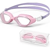 VegoVia Adult Swim Goggles for Men Women Swimming Goggles Pool Anti-Fog/UV Water Swim Glasses Goggle with Case