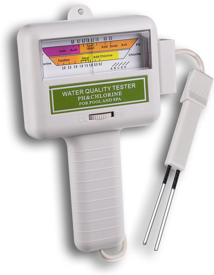 easylifeproduct New Swimming Pool Water pH & Cl2 Chlorine Level Tester spa water quality monitor