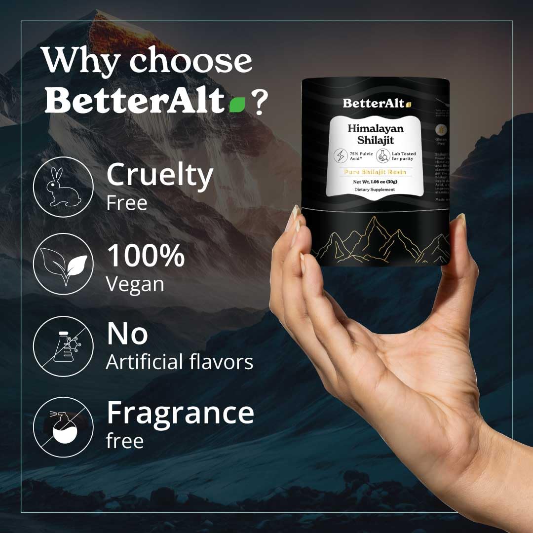 Mua BetterAlt Pure Himalayan Shilajit Resin High Potency for Men ...