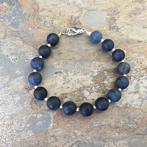 Mens Bracelet, Dumor Tienite and Sterling Silver