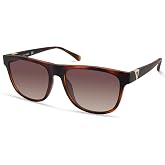 GUESS mens Rounded Bottom Square Sunglasses Square Sunglasses