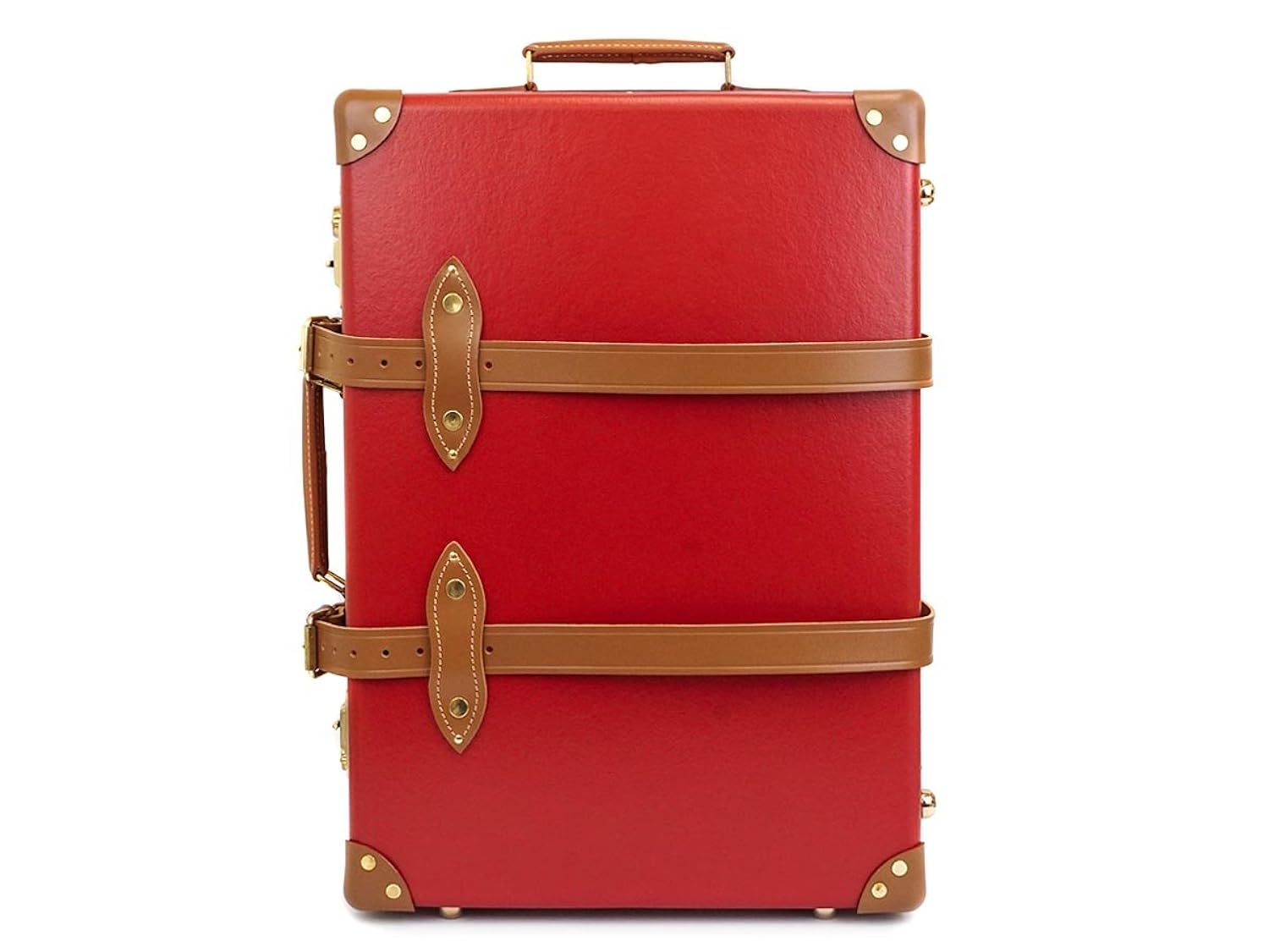 GLOBE TROTTER - Red/tan センテナリー 21インチ