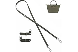 BEUDW Purse Strap Leather Purse Crossbody Adjustable Shoulder Strap for Suitable for Long Champ Handbags
