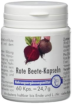 Pharma-Peter ROTE BEETE Kapseln, 60 Kapseln