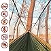 Single & Double Camping Hammock with Mosquito/Bug Net, 10ft Hammock Tree Straps and Carabiners, Easy Assembly, Portable Parachute Nylon Hammock for Camping, Backpacking, Survival, Travel & More