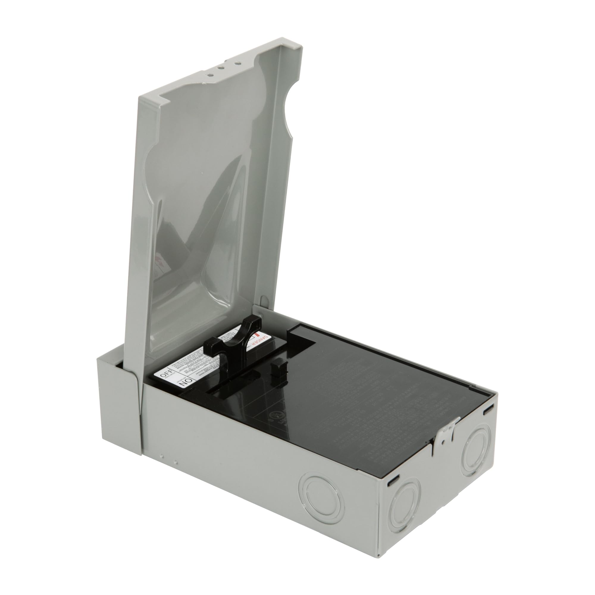 Photo 1 of WeCooper Disconnect Switch, Non-Fused,60A 2Pole 3Wire 1Phase 240VAC A/C,Pull Out,Metal,Grey