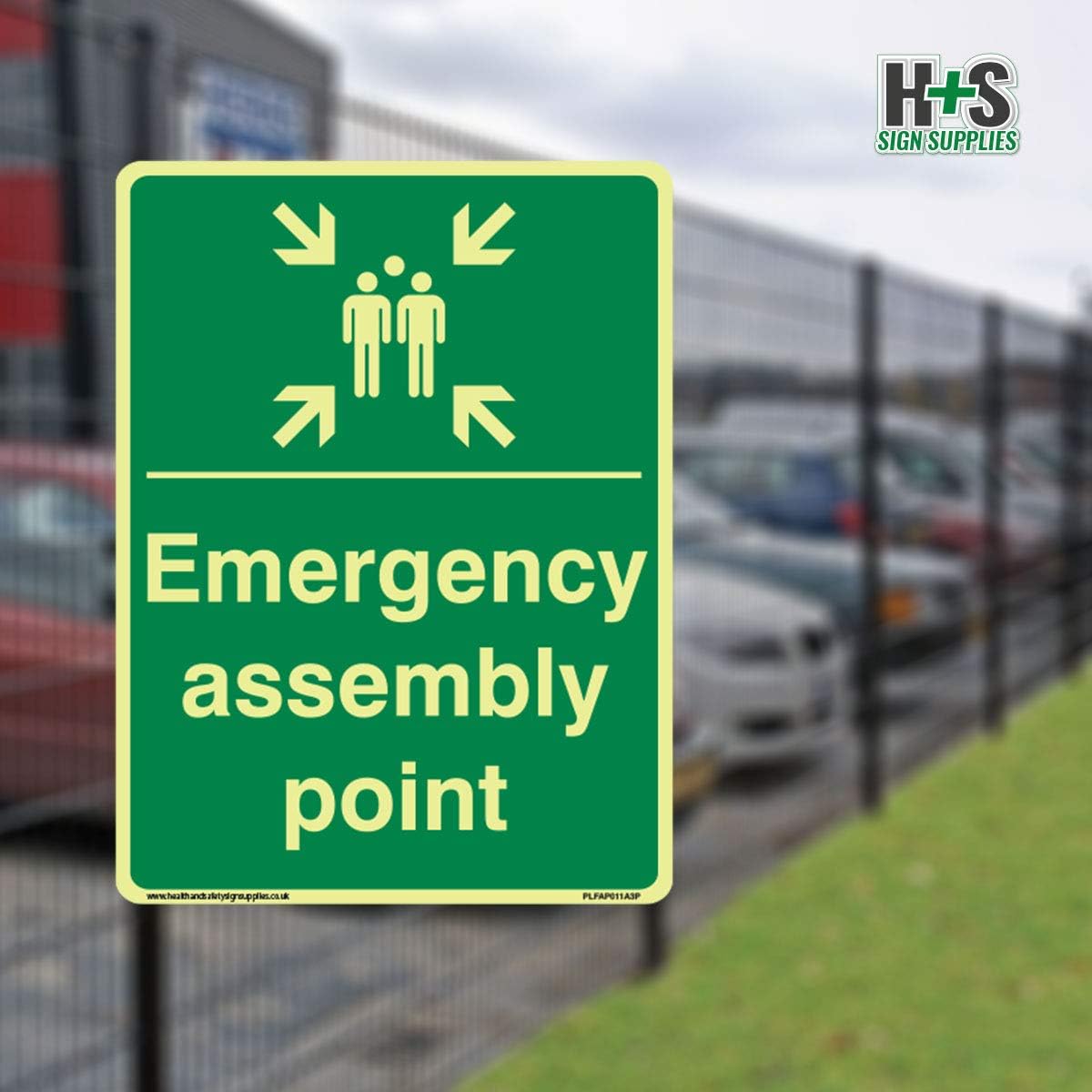 Emergency Assembly Point Color Emergency assembly point – Glow In The Dark [Photoluminescent 1.5mm ...
