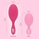 Wet Brush Original Detangler Hair Brush Pink Frost Ultra-Soft IntelliFlex view 4