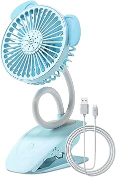 Maison Et Jardin Summer Poussette Fan Mini Bebe Fan Mousse Lame Securite Clip On Poussette Landau Bebe Qualite Air Interieur Ventilateurs Ventilateurs