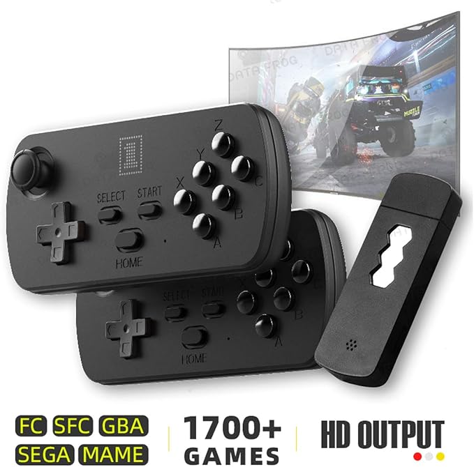 Amazon Qljjsd Hd 4kテレビゲーム機hdmiダブルワイヤレスコントローラークラシックノスタルジックfcジョイスティックアーケードは 内蔵のゲーム数17 その他のゲーム機種本体全般