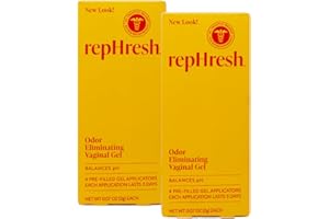 RepHresh Vaginal Gel, Odor Eliminating Gel, 4 ea (Pack of 2)