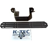 K-TEC 2"x3" Musket Brown Aluminum Downspout Straps with Color-Matched Screws &ndash; Heavy-Duty Gutter Mounting Brackets (2 Pack)