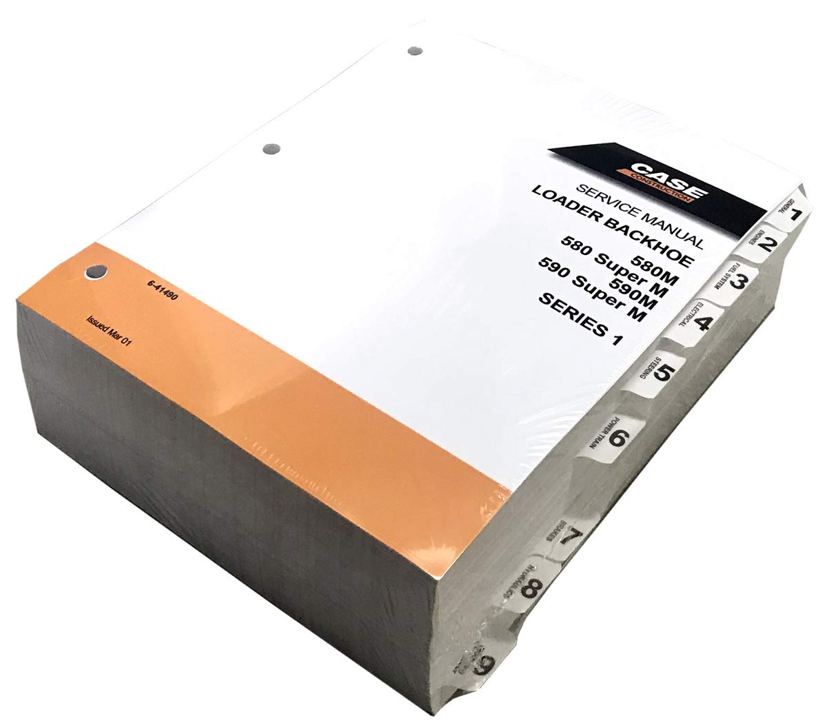 Case 580M 590M & Super M Backhoe Loader Workshop Repair Service Manual -  Part Number # 6-41490: Service Carts: Amazon.com: Industrial & Scientific