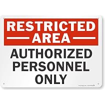 Warnschild 'Restricted Area – Do Not Enter' Aus Aluminium (25 X 36 Cm) – Wetterfest, Made In USA