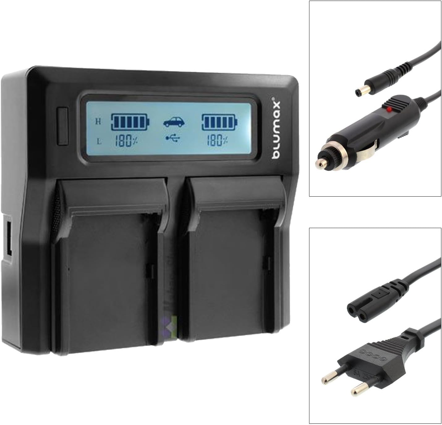 SKONPPU Ladestation Für Ring Kamera Akkus – Dual-Port, 5V/2A – Für Doorbell 2/3/4 & Stick Up Cam