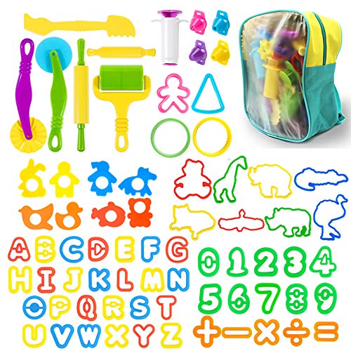 ImnBest Clay Dough Tools Set & Play Dough Tools assecories Kit for Kids