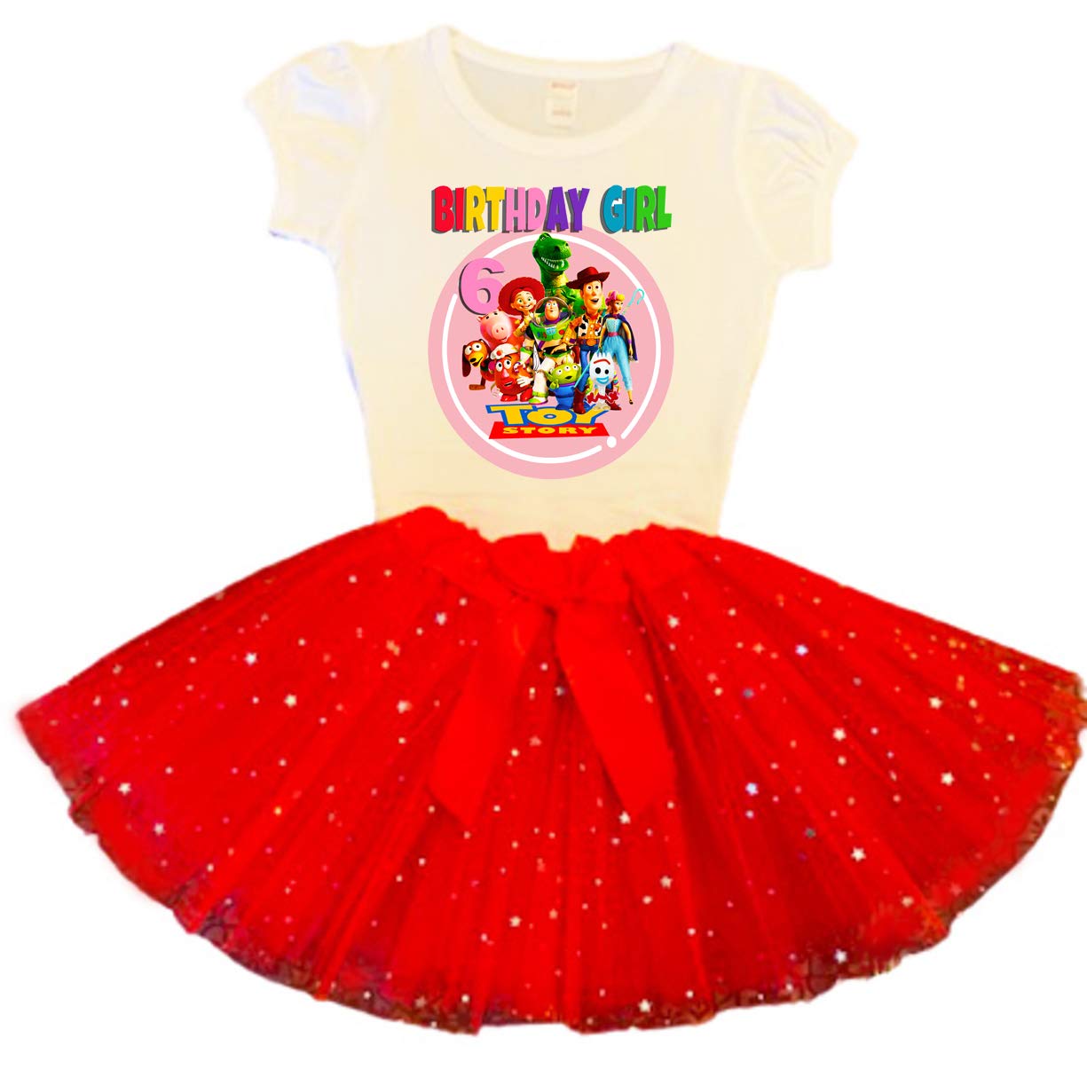 red themed party outfit