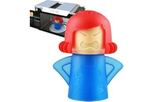 Angry Mama Microwave Cleaner Easily Crud in Minutes .Steam Cleans and Disinfects with Vinegar and Water for Kitchen Christmas