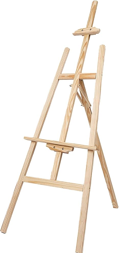 Amazon Co Jp デッサン イーゼル 木製イーゼルソリッドウッドスケッチイーゼルイーゼルの広告ポスター展示は 調節可能なデザインスタンド 写真展示 絵画飾る 色 Wood Color Size 50x58x150cm ホーム キッチン