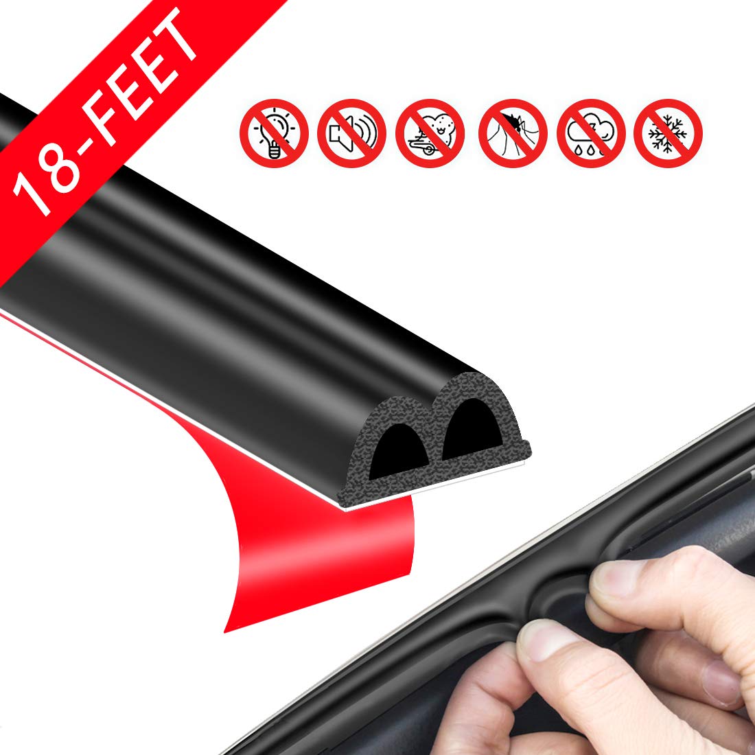 Buy Car Door Edge Guard Universal Automotive Edge Trim Sealing Strip, B Shape Rubber Draught