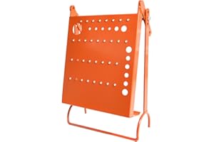 MY RUSTIC Ladder Platform Accessory, Ladder Work Platform System,Anti-Slip Extension Ladder Tool, Heavy Duty Ladder Work Stand System Accessories Holds 400 Pound (Orange) (Orange)