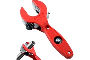 Dayinkes Ratcheting Tubing Cutter, 2 in 1 Copper Tube Cutter, Close Quarters Tubing Cutter, Copper Pipe Cutter for Cutting PV