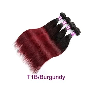 Amazon Com Blonde Brown Ombre Hair Bundles Brazilian Straight 4