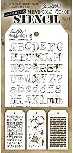 Stampers Anonymous StampersA Layering Stencil THoltz Mini #3