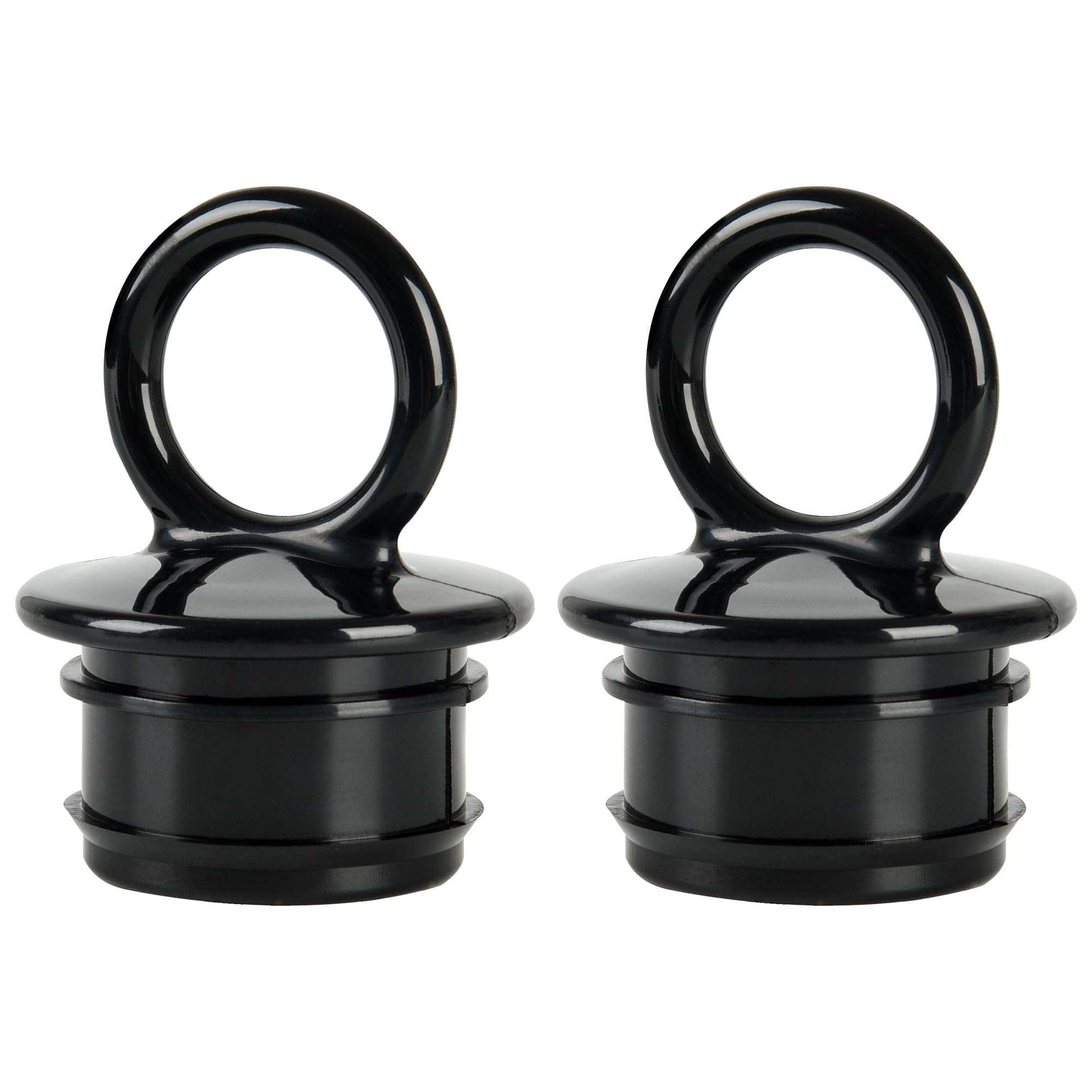 Photo 1 of (2 Pcs) PVC Boat Drain Plug for 1-1/2" Livewell Drain Plugs, Thru Hull Drain, 1.5 inch Thru Hull Plug, T-H Marine Drain Plug, Boat Scupper Plugs, Push in Boat Drain Plug Stopper
