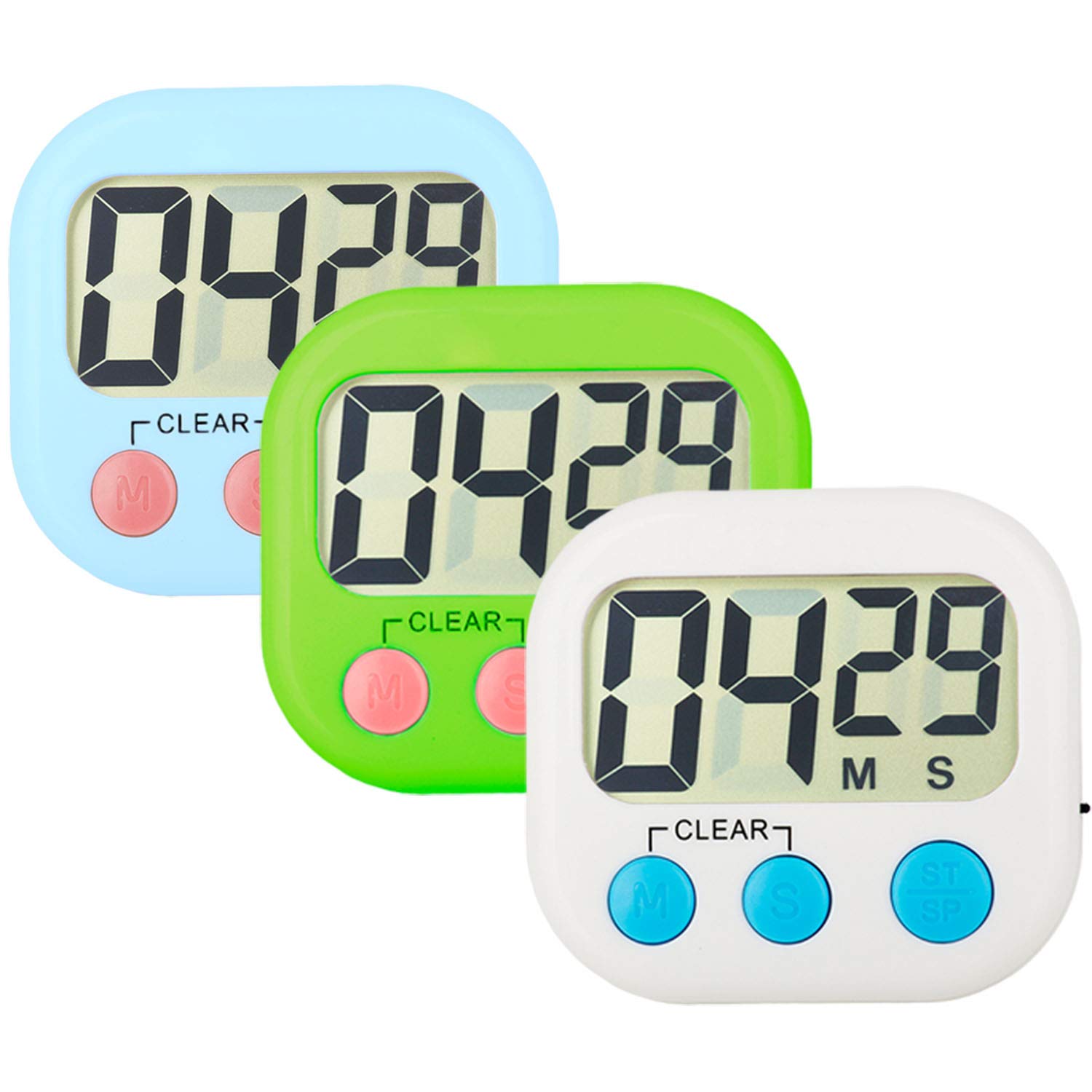Best Digital Kitchen Timer 3 Pack