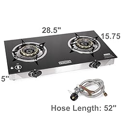Barton Double Burner Stove w/Auto Ignition LPG