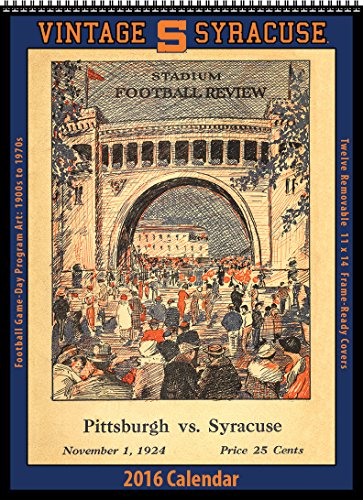 Syracuse Orange 2016 Vintage Football Calendar by