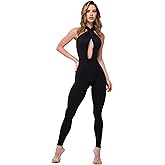 Bona Fide One Piece Workout Jumpsuits for Women - Athletic Romper Jumpsuit with Tummy Control and Butt Lifting for Yoga, Gym