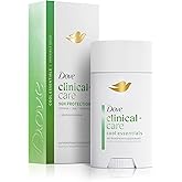 Dove Clinical + Care Antiperspirant Deodorant Invisible Solid Stick for Women Cool Essentials with Nourishing Serum 2.6 oz